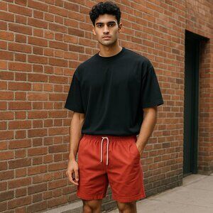 CREATE UNISON Burnt Sienna Men's Shorts XL